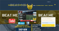Desktop Screenshot of gaming-authority.com